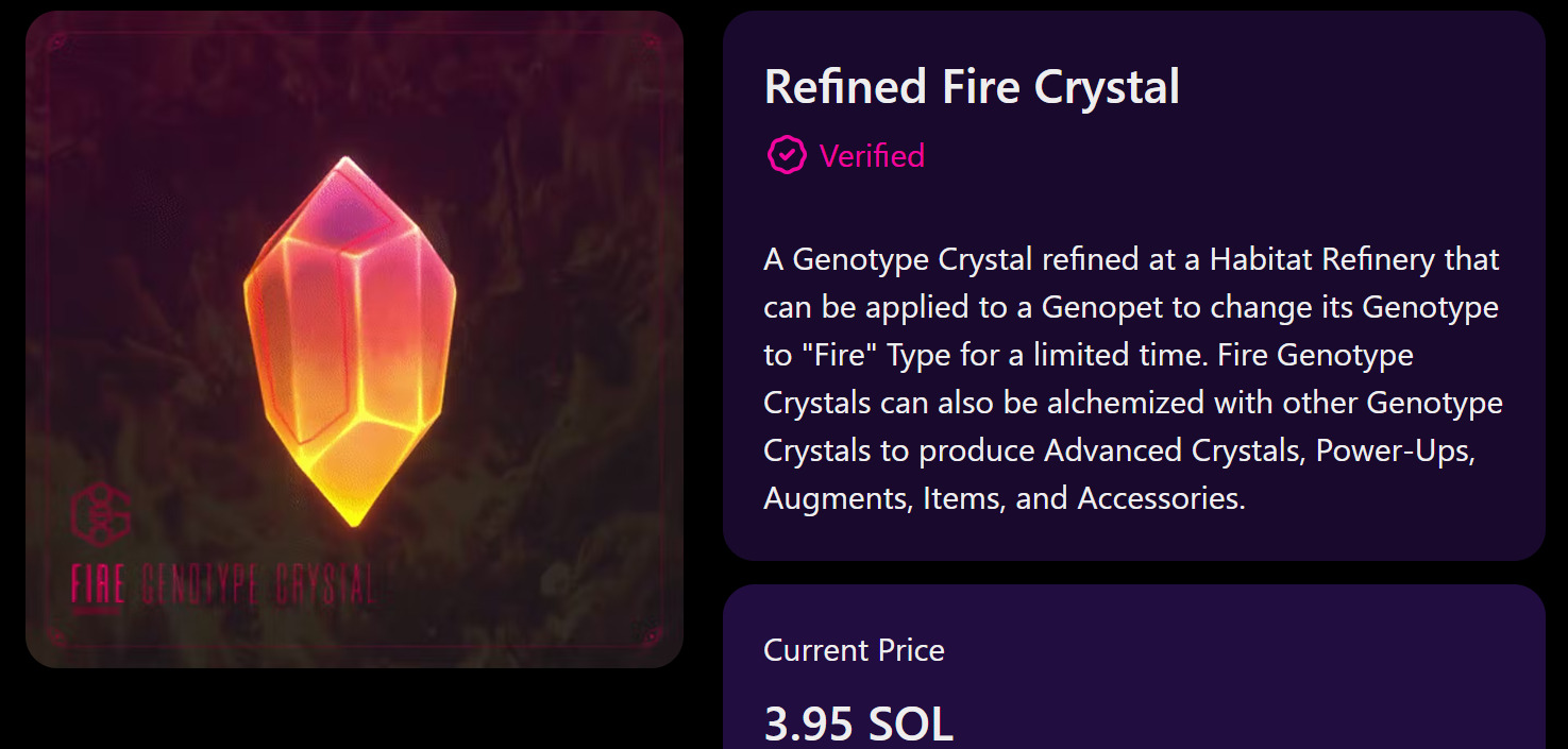 Refined Genotype Crystals_genopets